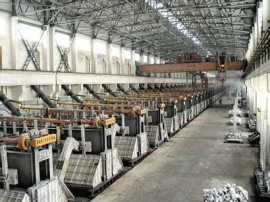 electrolytic aluminium production line